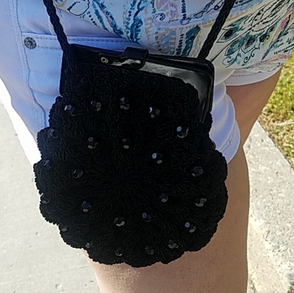 Gun -MarieNilsson MACRAME Purse - Picture 1 of 7